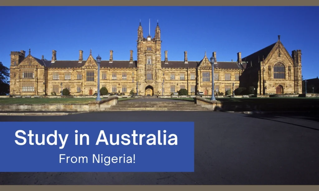 Study in Australia from Nigeria