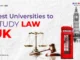 Best Universities to Study Law UK