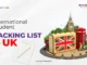International Student Packing List UK